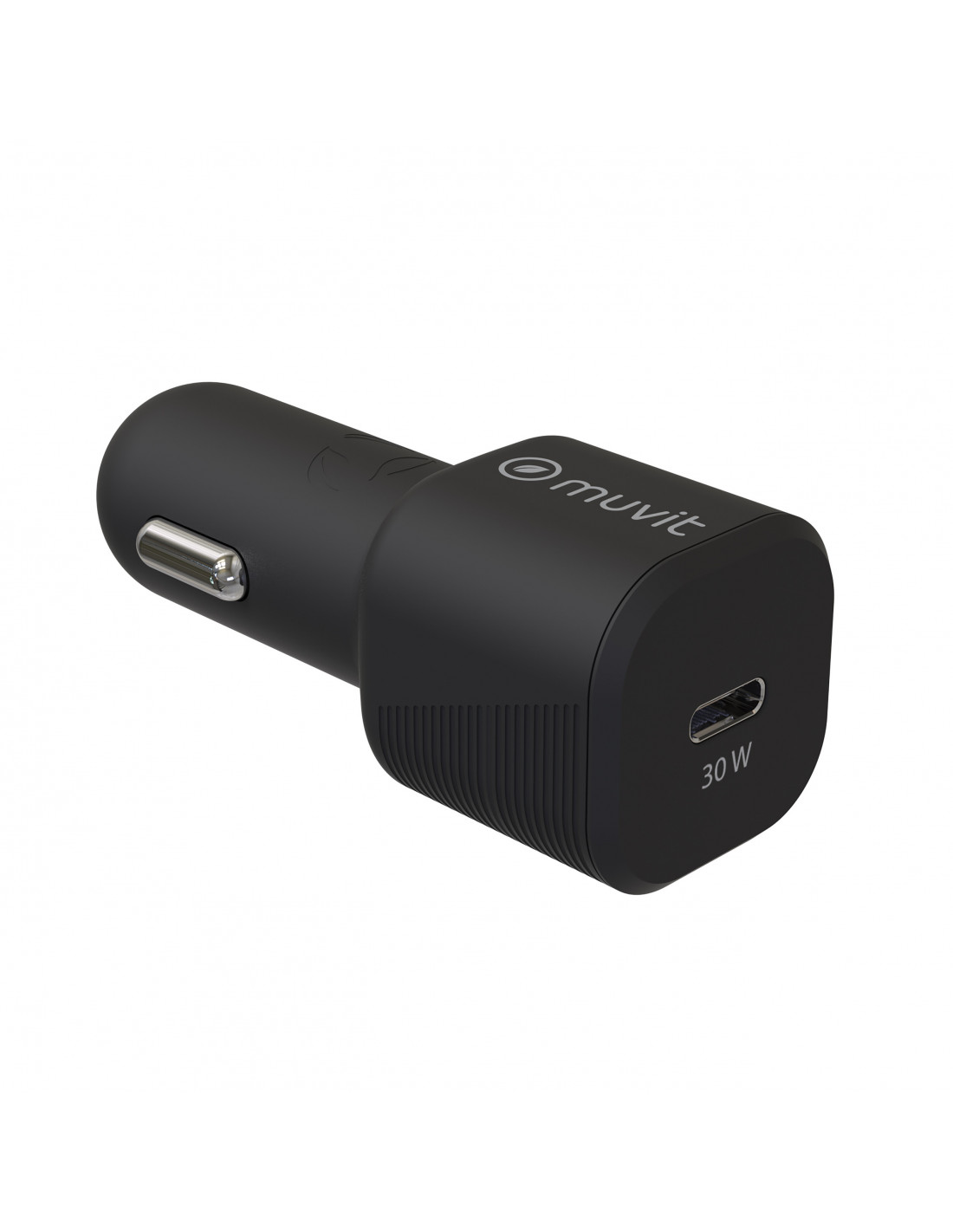 Muvit Energy Pack Cargador para Coche USB-C + Soporte Smartphone