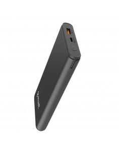 muvit for change power bank 10000 mAh USB A 2,4A + USB C / Output (USB A+tipo C) negro